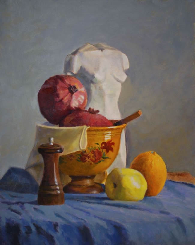 oil paintings by Alan Cayton, realistic paintings